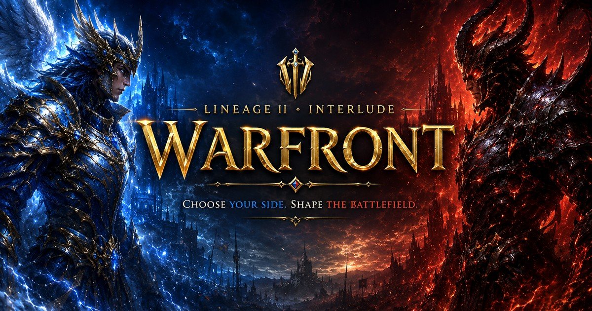 Warfront Lineage 2 Interlude Angels versus Demons faction battle